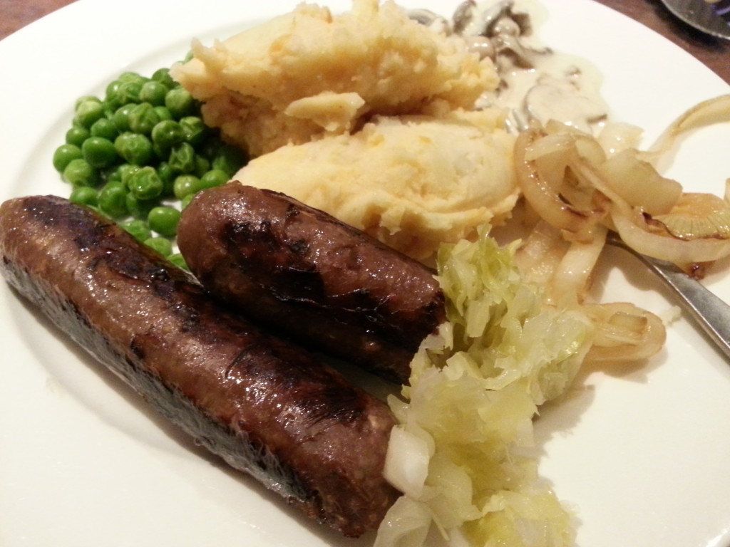 Bratwurst mit sauerkraut 